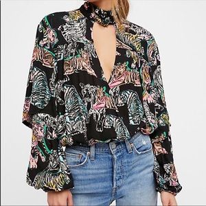 Funky tiger print top!